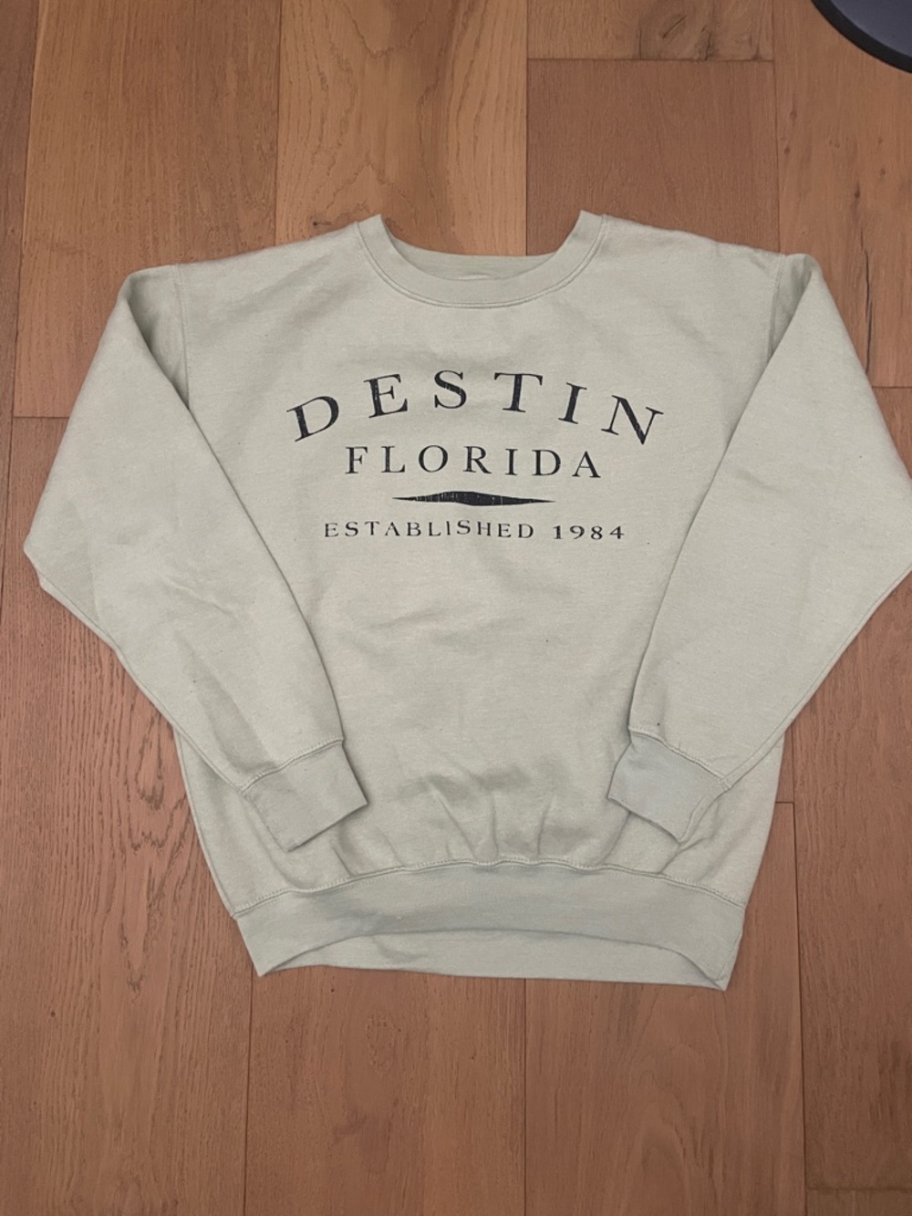 Destin Florida Graphic Crewneck Sweatshirt - Sage Green